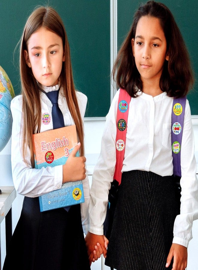 سيبا تري ملصقات اليوم المئة من المدرسة للأطفال (500 قطعة) - ملصقات مكافآت لرياض الأطفال بمناسبة مرور 100 يوم على تفوقهم الدراسي - Image 5